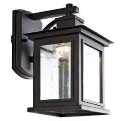 Gorgen Outdoor Wall Lantern - PLT4002 - Oil Rub Bronze - Safavieh