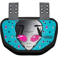 Battle Sports "Alien" Chrome Football Back Plate