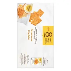 Simple Mills Almond Flour Crackers Farmhouse Cheddar - 6.5oz/8pk
