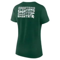 NCAA Michigan State Spartans Women's Bi-Blend Crew T-Shirt