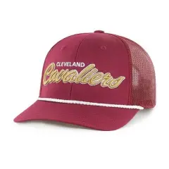 NBA Cleveland Cavaliers Scrawl Hat: Adjustable Snapback, Team Logo, Mesh Construction