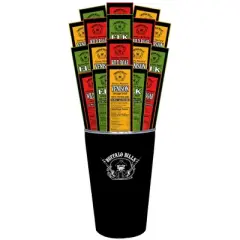 Buffalo Bills 18-Piece Assorted Exotic Game Stick Bouquet in Stainless Tumbler (set of 2)