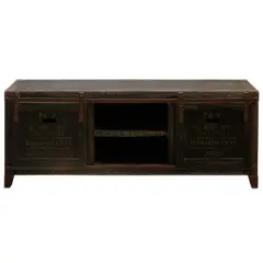 Archer Ridge Vintage Cabinet TV Stand for TVs up to 65" Brown - StyleCraft
