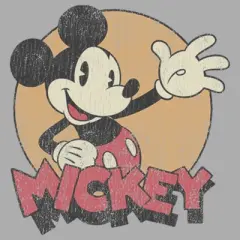 Boy's Disney Mickey Mouse Old School Distressed T-Shirt