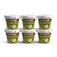 Organic Matcha with Coconut Instant Oats &ndash; Gluten-Free, Vegan, Non-GMO, No Sugar Added &ndash; Superfood , 6-Pack ( Gabriel & Daniel )