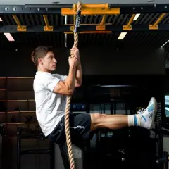 VEVOR Gym Climbing Rope, 1.5" Diameter 10 ft Length Gym Fitness Training Rope, Gym Exercise Workout Rope for Adults, Climbing Rope for Fitness