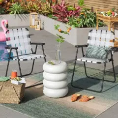 Rectangular Woven Indoor Outdoor Area Rug Sunset Ombre - Threshold&trade;