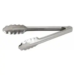 Winco Utility Tongs Heavyweight Stainless Steel - 7"