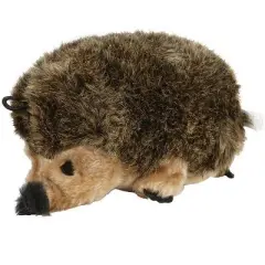 Zoobilee Brown Plush Hedgehog Dog Toy Large 1 pk