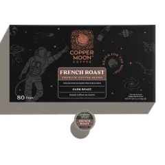 Copper Moon French Roast Blend Dark Roast Coffee Pods - 80ct