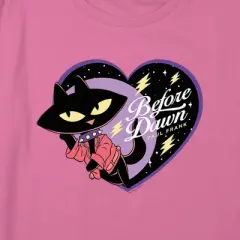 Girl's Paul Frank Mika the Cat Before Dawn Crop Top T-Shirt