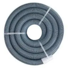 Pool Central Spiral Wound EVA Vacuum Hose with White Cuffs 40' x 1.5" - Blue