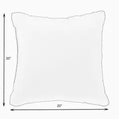 Sunbrella 2pk 20" Canvas Jockey Outdoor Throw Pillows Red