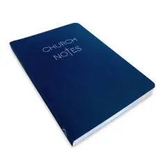 Lined Journal Church Notes: Piccadilly Blue Soft Cover Sermon Notes & Bible Notebook, 6x8.5", 204 Pages