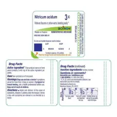 Nitricum Acidum 3C by Boiron Homeopathic Single Medicine For First Aid  -  80 Pellet