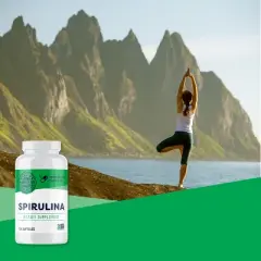 Vimergy Natural Spirulina Capsules &ndash; Super Greens Supplement