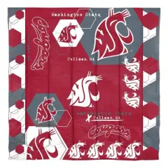 NCAA Washington State Cougars Hexagon Comforter Set