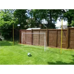 Open Goaaal JX-OGFJ3 Adjustable Soccer Practice Net Rebounder Backstop with Training Goal, Junior Size
