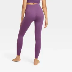 Women's High-Rise Textured Seamless 7/8 Leggings - JoyLab&trade;