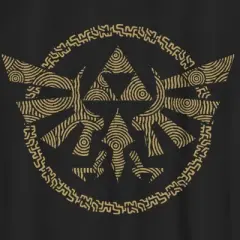 Boy's Nintendo The Legend of Zelda: Tears of the Kingdom Gold Hyrule Crest T-Shirt