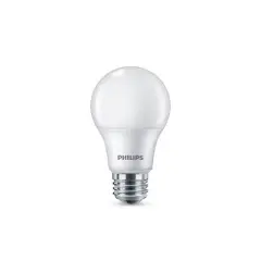 Philips LED 75W Frosted Soft White A19 4P Non-Dim T20: 1100 Lumens, E26 Base, 2700K, 10-Year Life, Damp Location Suitable