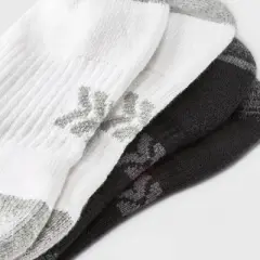 Women's Cushioned 10+1 Bonus Pack Ankle Athletic Socks - All in Motion&trade; White/Black 4-10