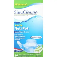 SinuCleanse All-Natural Soft Tip Neti Pot Nasal Wash System 1 ea Box