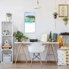 2026 Square Wall Calendar, Thailand, 16-Month Passport Collection Theme with 180 Reminder Stickers (12x12 In)