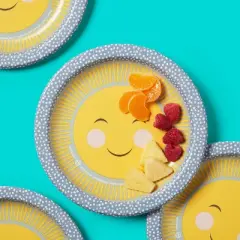Smiling Sun Paper Plate 8.5" - 55ct - up&up&trade;