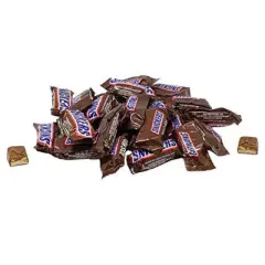 Blair Candy - Snickers Fun Size Candy Bars &ndash; Caramel, Nougat, Chocolate-Covered Candy - Available in 1, 2, 3, and 5 Pound Resealable Bags