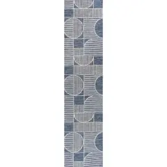 JONATHAN Y Arielle Mid-Century Modern Geometric Lines Reversible Machine-Washable Indoor/Outdoor Area Rug