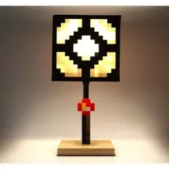 Ukonic Minecraft Glowstone 14 Inch Corded Desk LED Bedside Night Light Lamp for Gamers