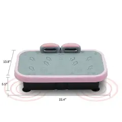 MaseiKar Vibration Plate Fitness Platform with handle Whole Body Exercise Machine with 120 Speed Levels
