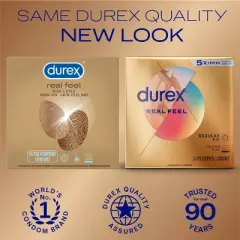 Durex Real Feel Condoms - 24ct