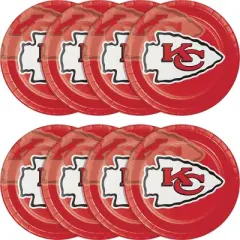 24ct Kansas City Chiefs Football Paper Plates