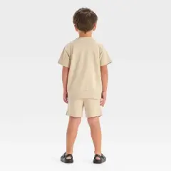 Toddler Boys' 2pc Disney Toy Story Top & Shorts Set - Tan