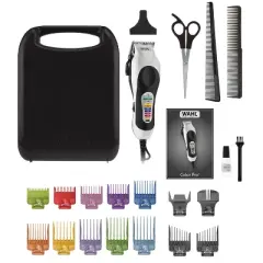 Wahl Color Pro Plus Clipper with Easy Color-Coded Guide Combs - 79752T