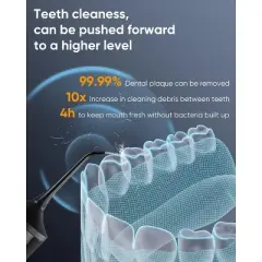 LP221 Cordless Water Flosser with Refill Jet Tips Bundle