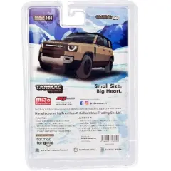 Land Rover Defender 110 Brown Metallic and Black Limited Edition to 3600 pieces Worldwide 1/64 Diecast Model Car by Tarmac Works