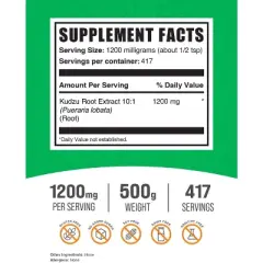 BulkSupplements Kudzu Root Extract Powder