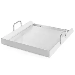 Universal 17" x 16" Flat Top Flat Top Grill Griddle BBQ Grills Cooking Single Stove, Stainless Steel