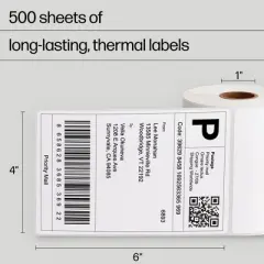 HP Thermal Shipping Labels, Thermal Labels Personal or Business Use