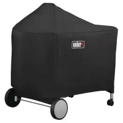 Weber 22" Performer Premium and Deluxe Charcoal Grill Cover - Black