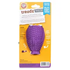 Arm & Hammer 3.34" Treadz Large Elephant Dog Rope Plush Toy - Purple