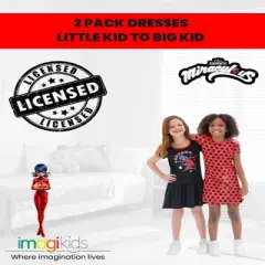 Miraculous Ladybug Girls 2 Pack Dresses Toddler to Big Kid 