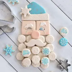 R&M International Tree Farm Cookie Cutters and Build-A-Santa Cookie Cutter Kit