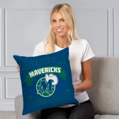 NBA Dallas Mavericks Hardwood Classics Printed Throw Pillow