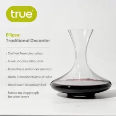 Ellipse&trade;: Traditional Decanter by True