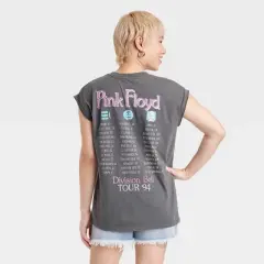 Women's Pink Floyd Tour 94 Graphic Muscle Tank Top - Black