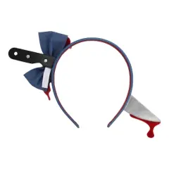Chucky Bloody Bow With Knife In Head Headband